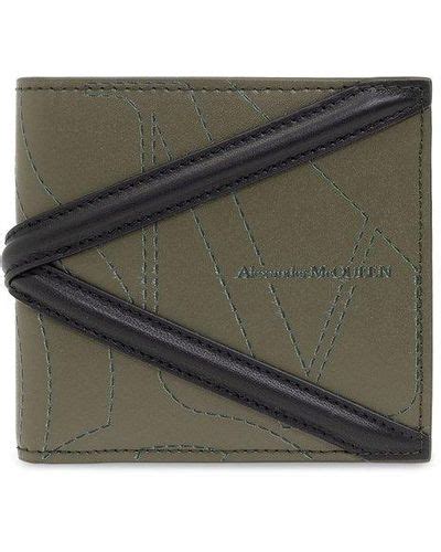 light green alexander mcqueen wallet|alexander mcqueen cardholder.